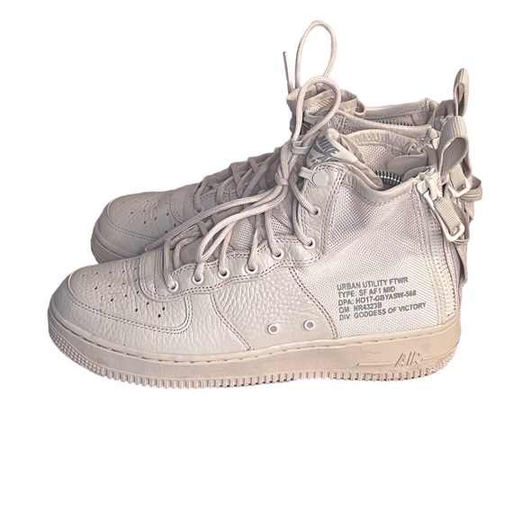 Nike SF Air Force 1 Mid Silt Red Dust Shoes Size Women’s 6 / 6.5Y AJ0424-600 - Picture 4 of 12